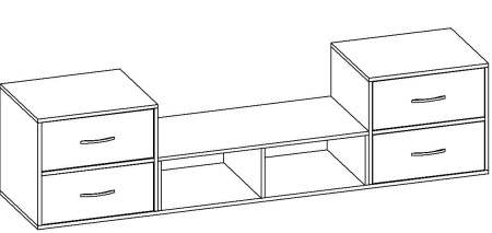 Тумба ТТВ №8 (Ш-2000| В-450| Г-490)
