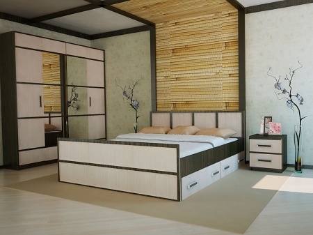 Спальный Гарнитур Сицилия №1 Венге/Белфорт